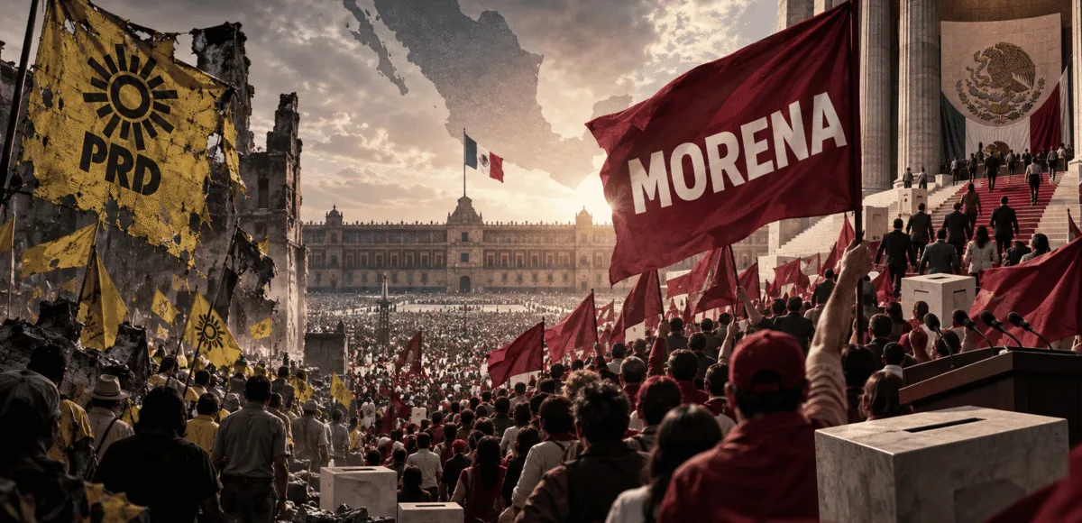 La creación de Morena: cómo desplazó al PRD y se convirtió en la fuerza dominante de la política mexicana